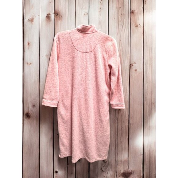 Appleseed's Pink Zip-Up Fleece Robe With Pockets - Picture 3 of 9